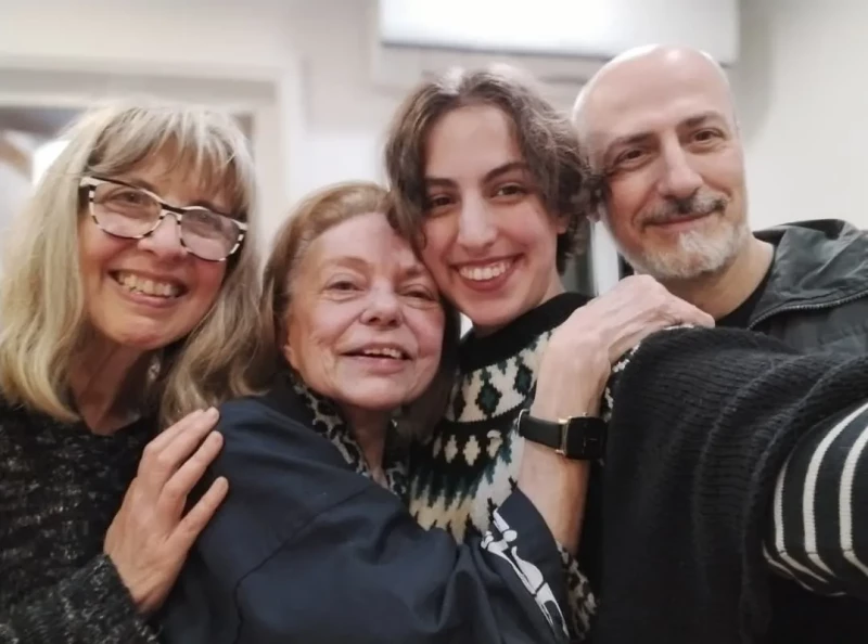 Mayra Gómez Kemp con la familia de Roxana Berco (Instagram)