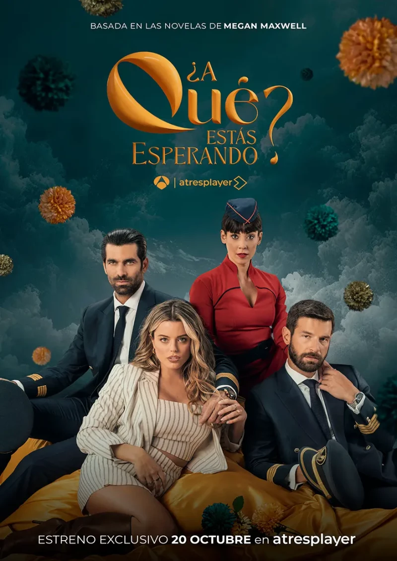 Cartel promocional de la nueva serie, con Rubén Cortada junto a los demás protagonistas.