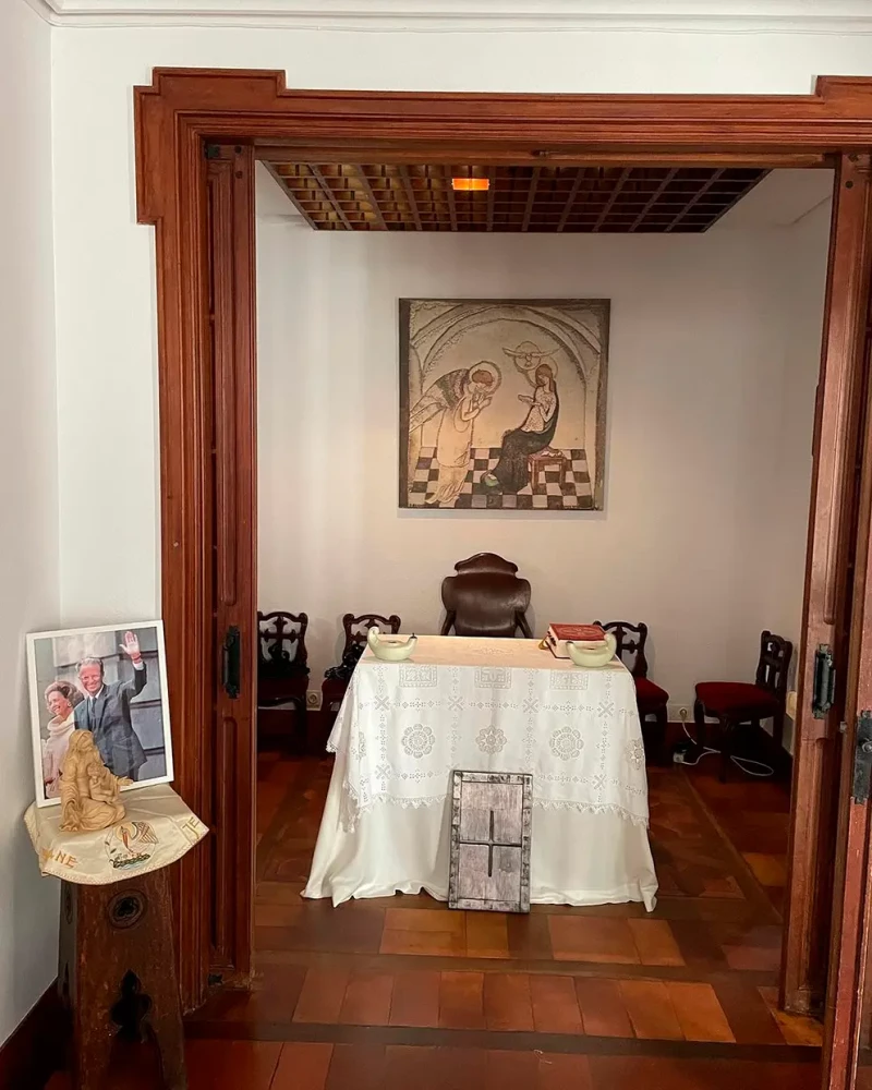 VILLA ASTRIDA. La casa de veraneo de los reyes belgas estaba en Motril, Granada. Allí, el rey Balduino tenía una capilla y rezaba cada mañana en la terraza.