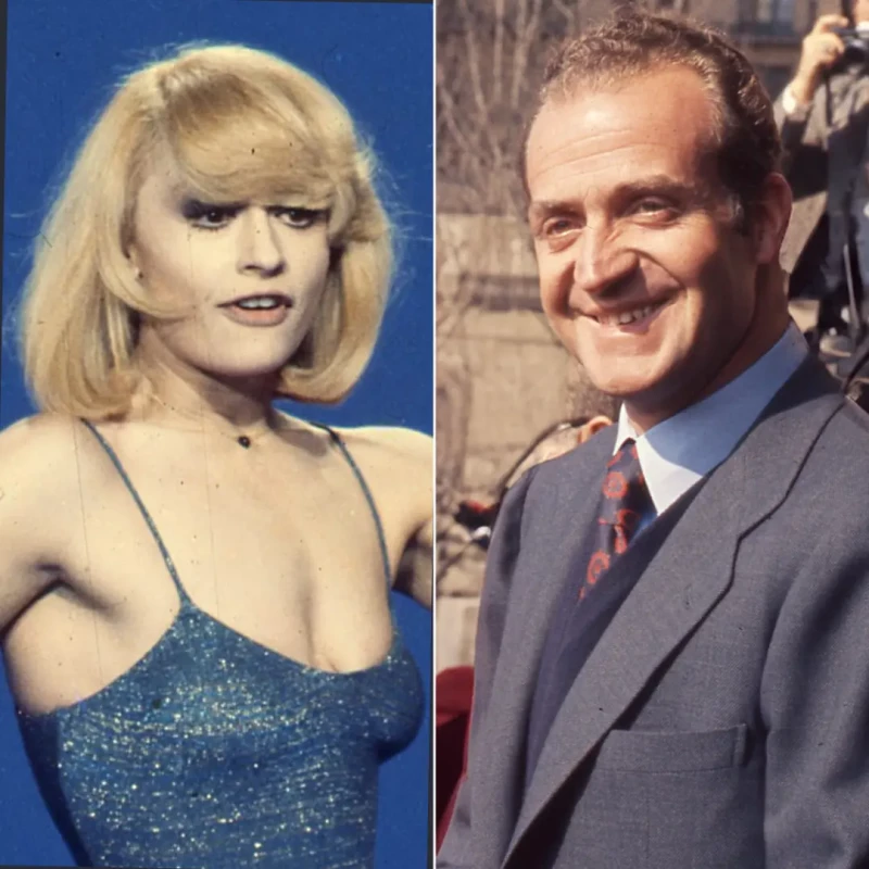 Raffaella Carrá y Juan Carlos