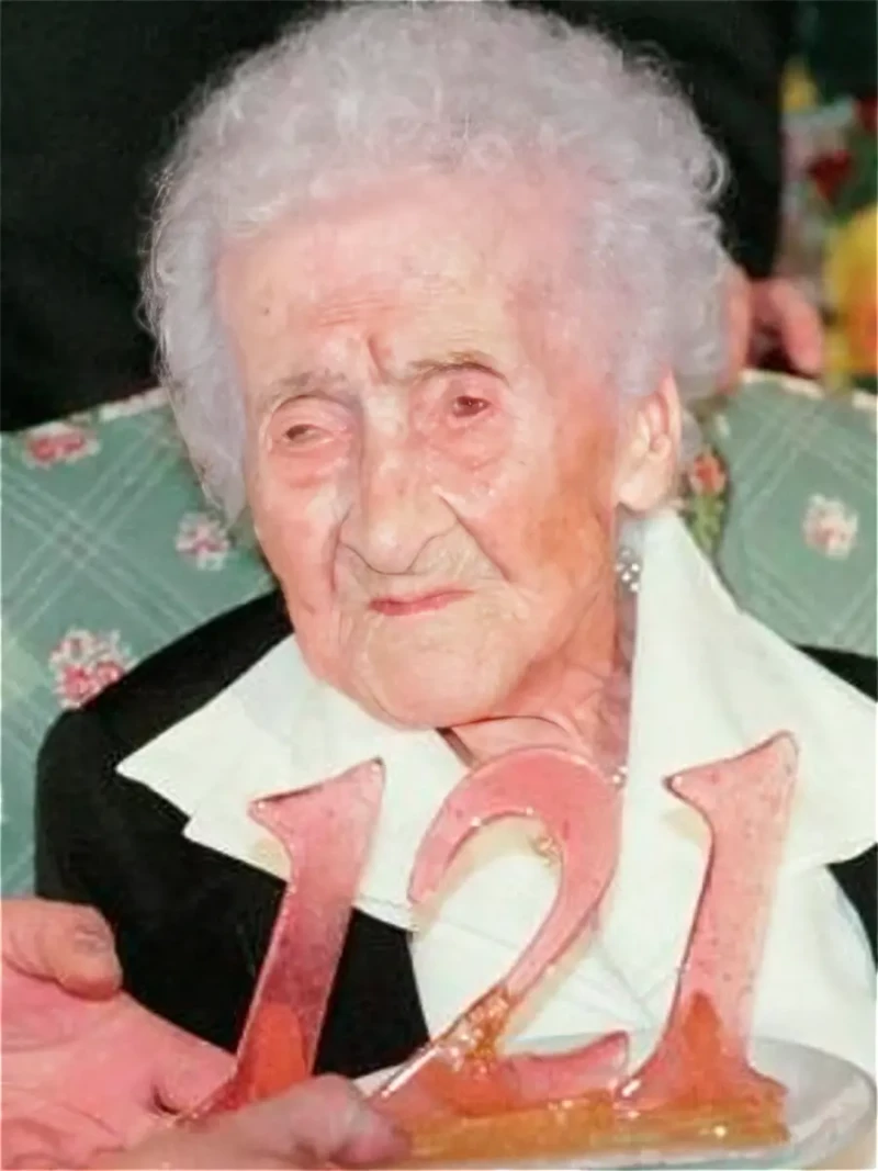 Jeann Louise Calment vivió 122 años.