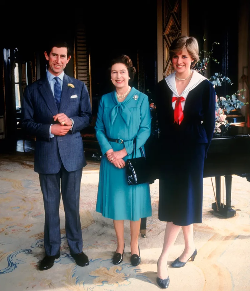 Carlos, Isabel y Lady Di.