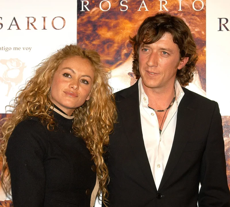 Paulina Rubio y Colate Vallejo-Nágera cuando estaban juntos.