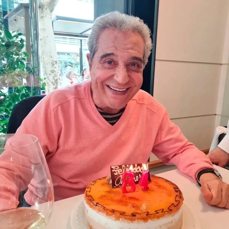 El actor Andrés Pajares celebró su 84º cumpleaños.