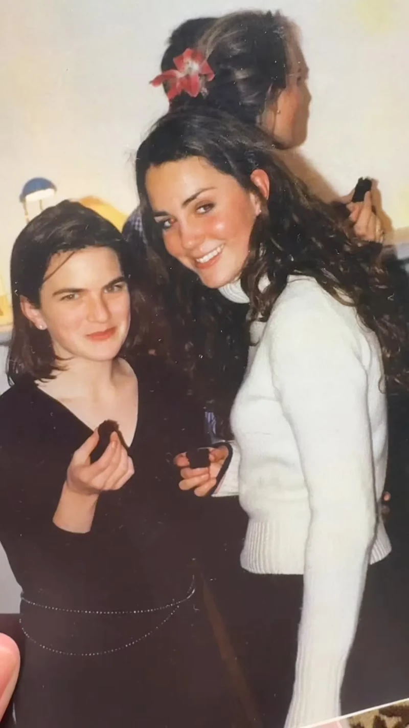 Kate Middleton, de joven, con su amiga Laura Warshauer.