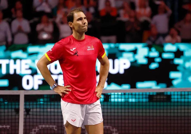 Rafa Nadal llorando de emoción.