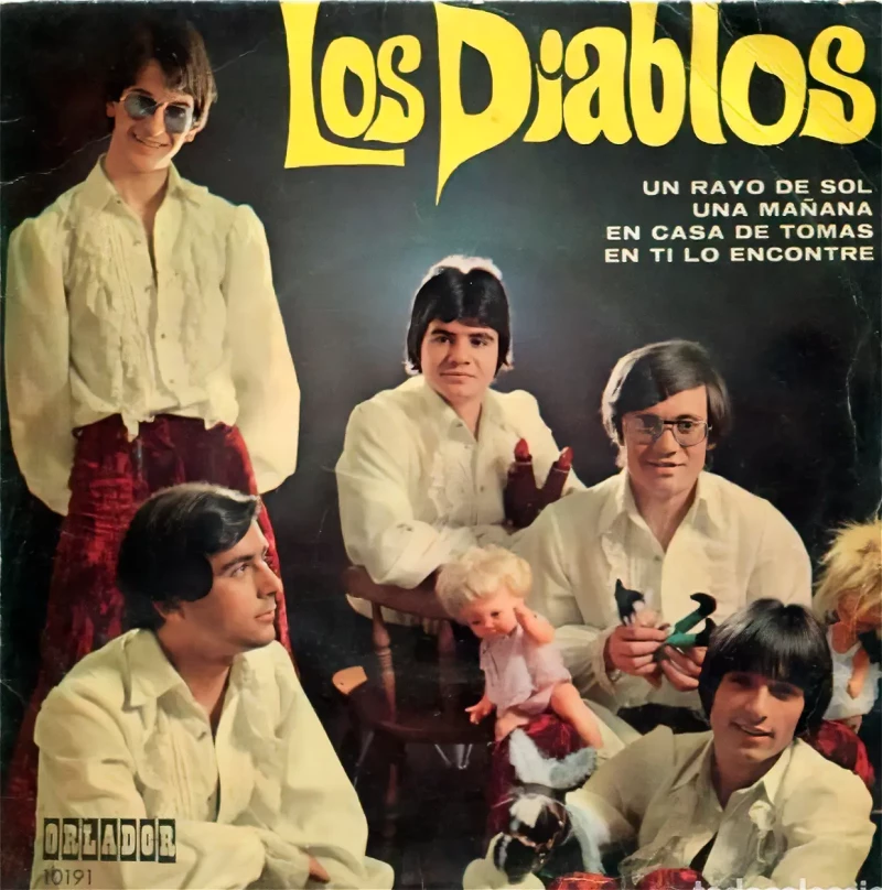 Portada de un disco de 'Los diablos'.