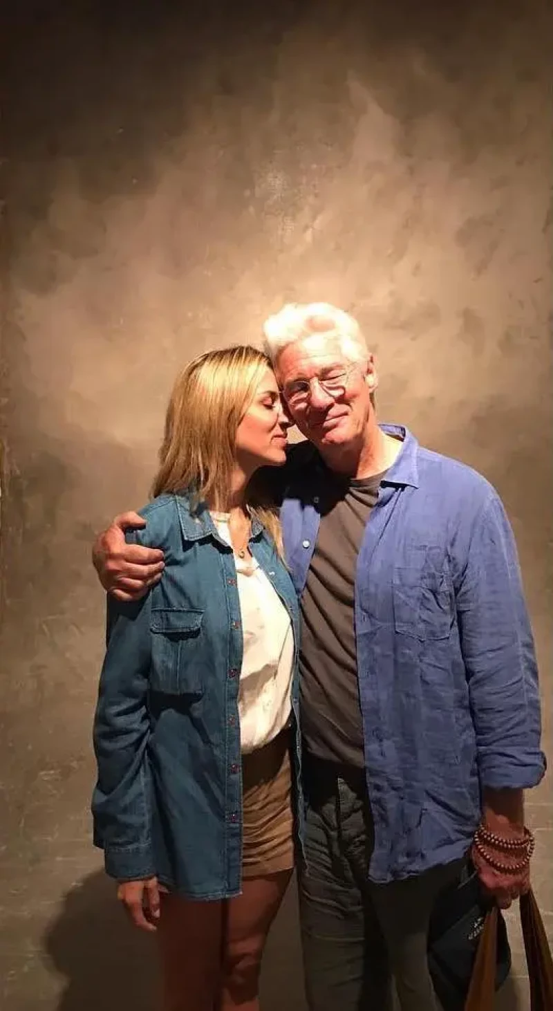 Richard Gere y Alejandra Gere.