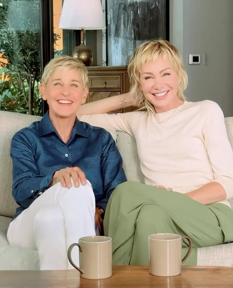 DeGeneres y su pareja.