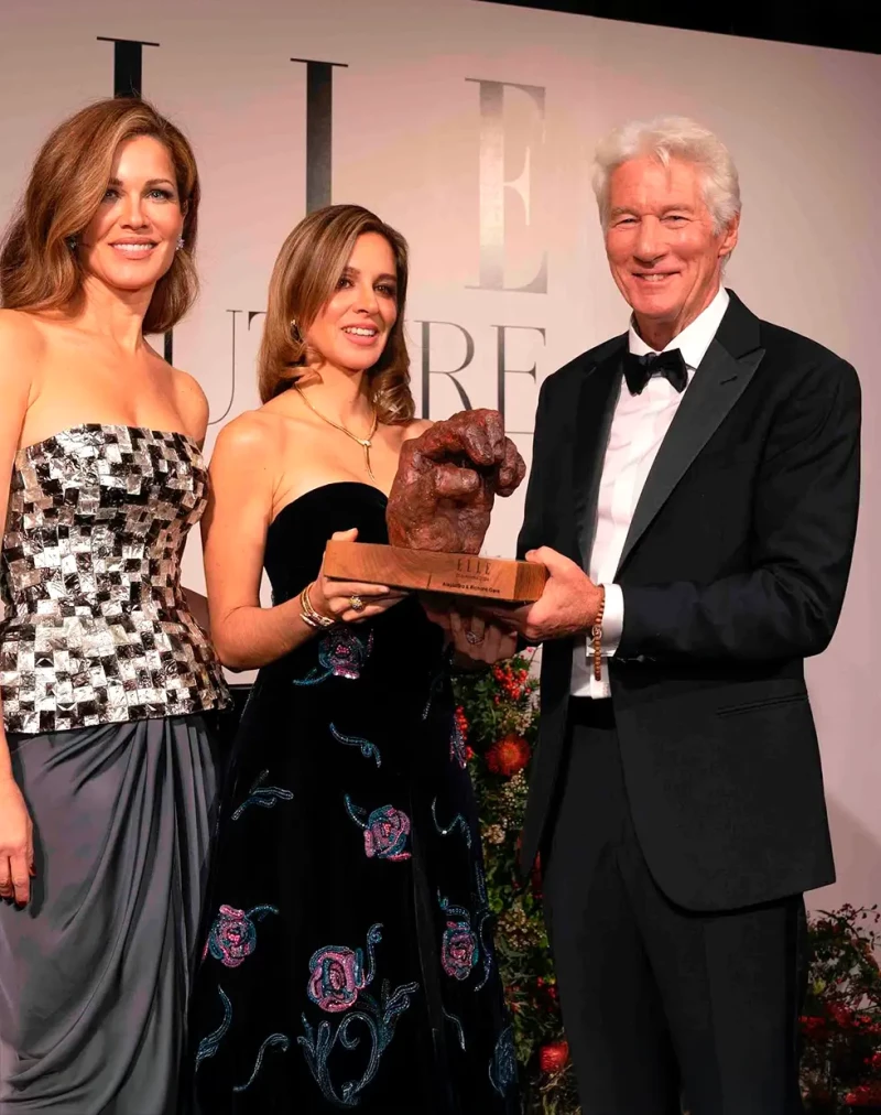 Alejandra y Richard Gere en los premios Elle for future.