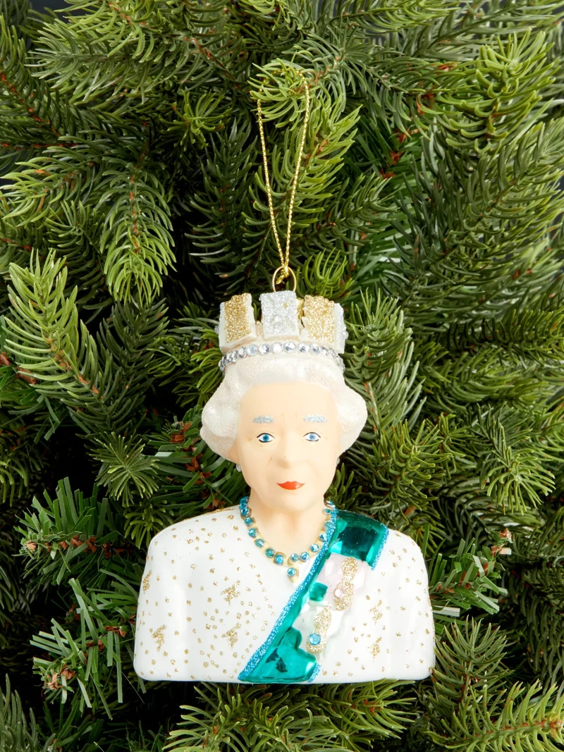 El adorno navideño de la reina Isabel II.