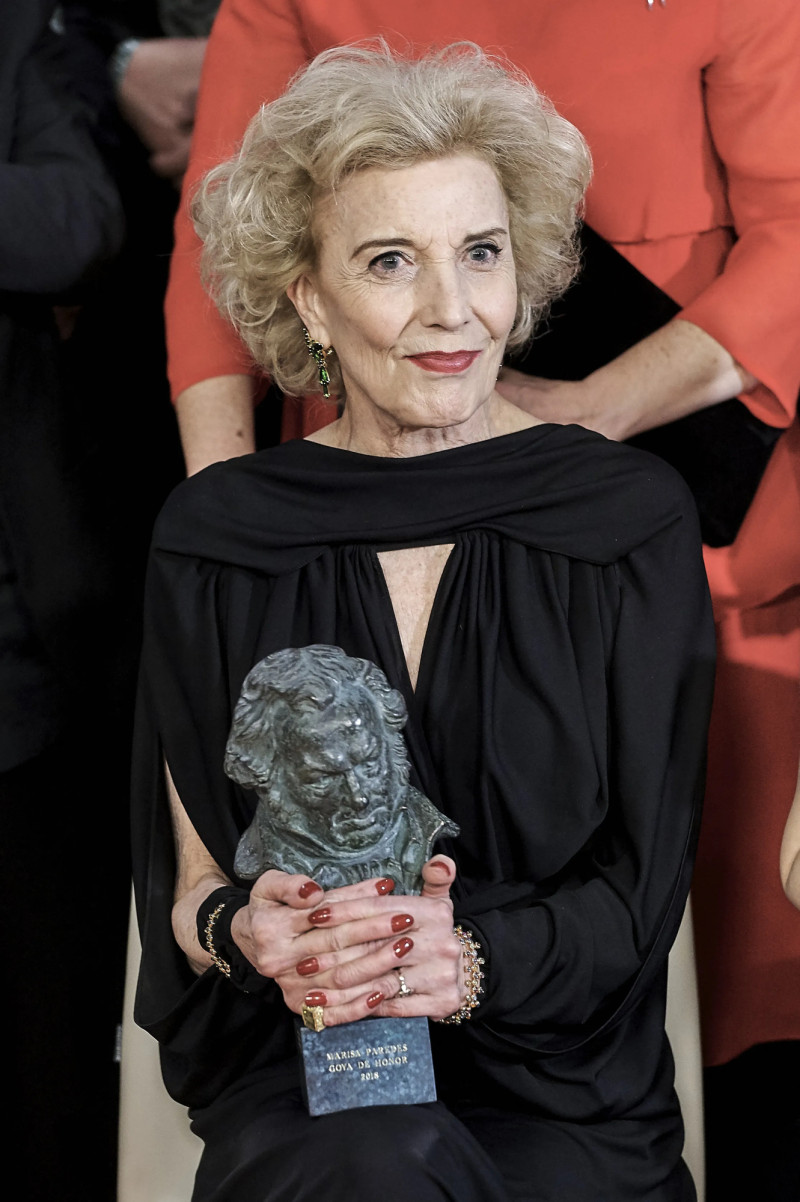 Marisa Paredes con su Goya de Honor en 2018.