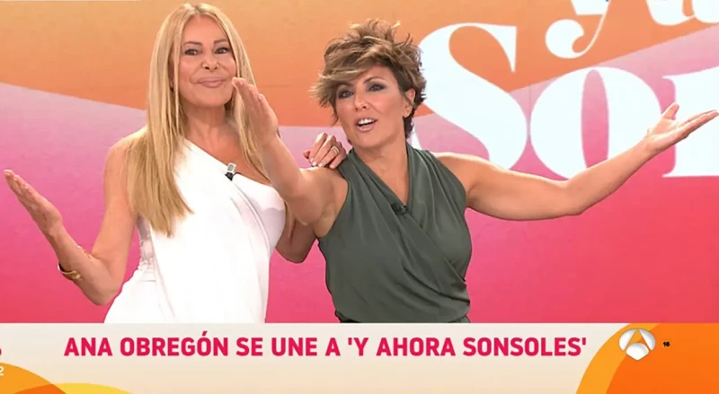 Ana Obregon colabora en el programa de Sonsoles Onega