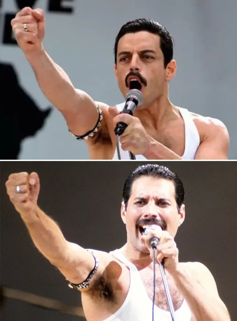 Rami Malek encarnó a Freddie Mercury en el biopic sobre el desaparecido cantante.