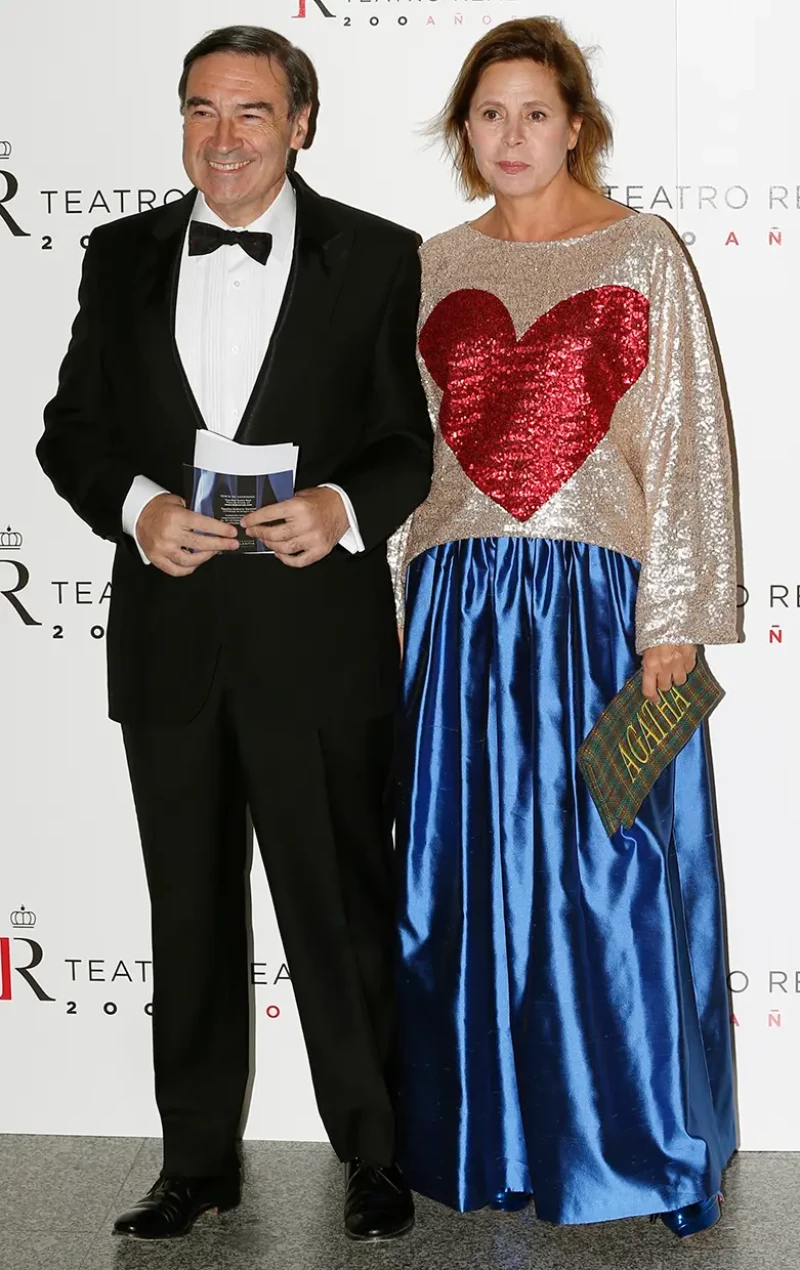 Pedro J Ramírez y Agatha Ruiz de la Prada.