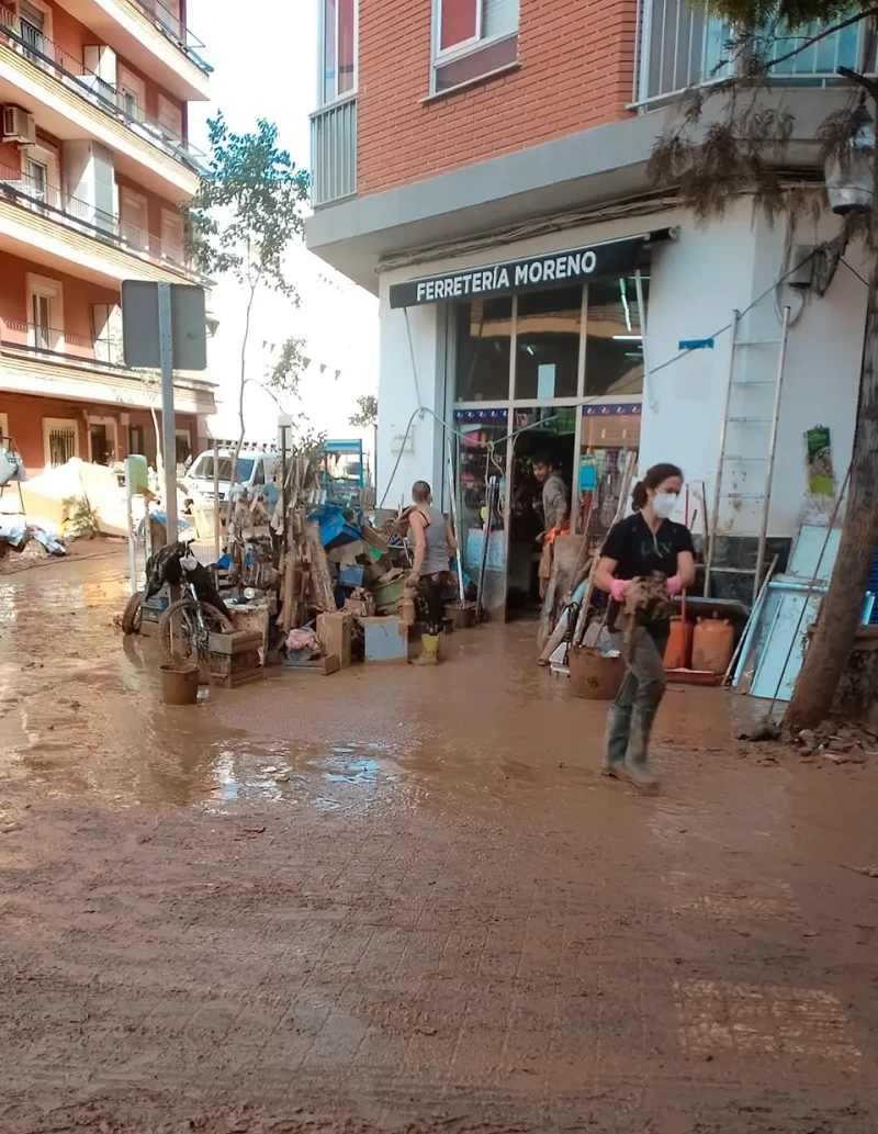 Comercio afectado por la DANA