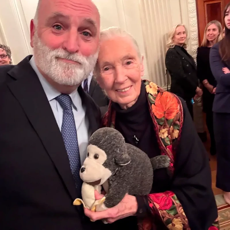 José Andrés y Jane Goodall.