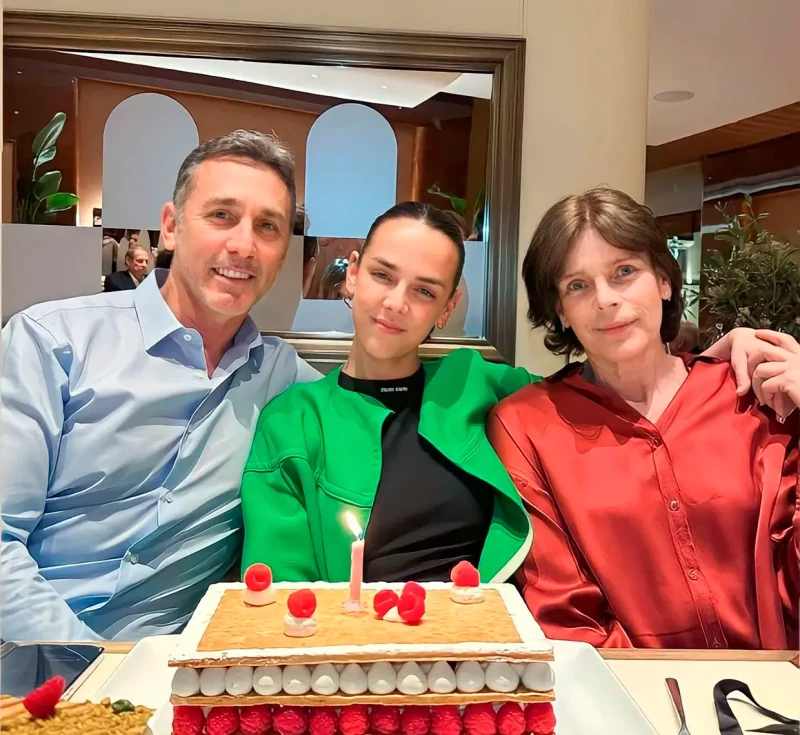 Estefanía de Mónaco con Daniel Ducruet, celebrando el cumpleaños de su hija en común, Pauline Ducruet.