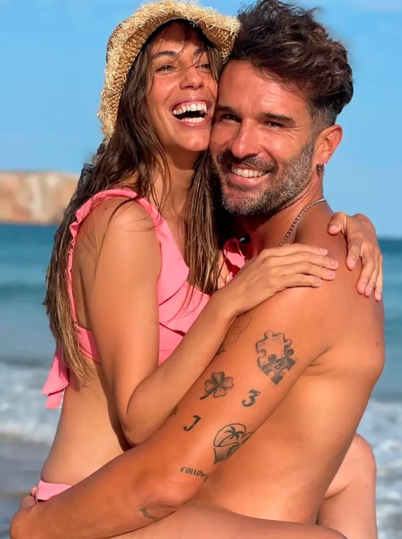 Almudena Cid con su novio Gerardo Berodio