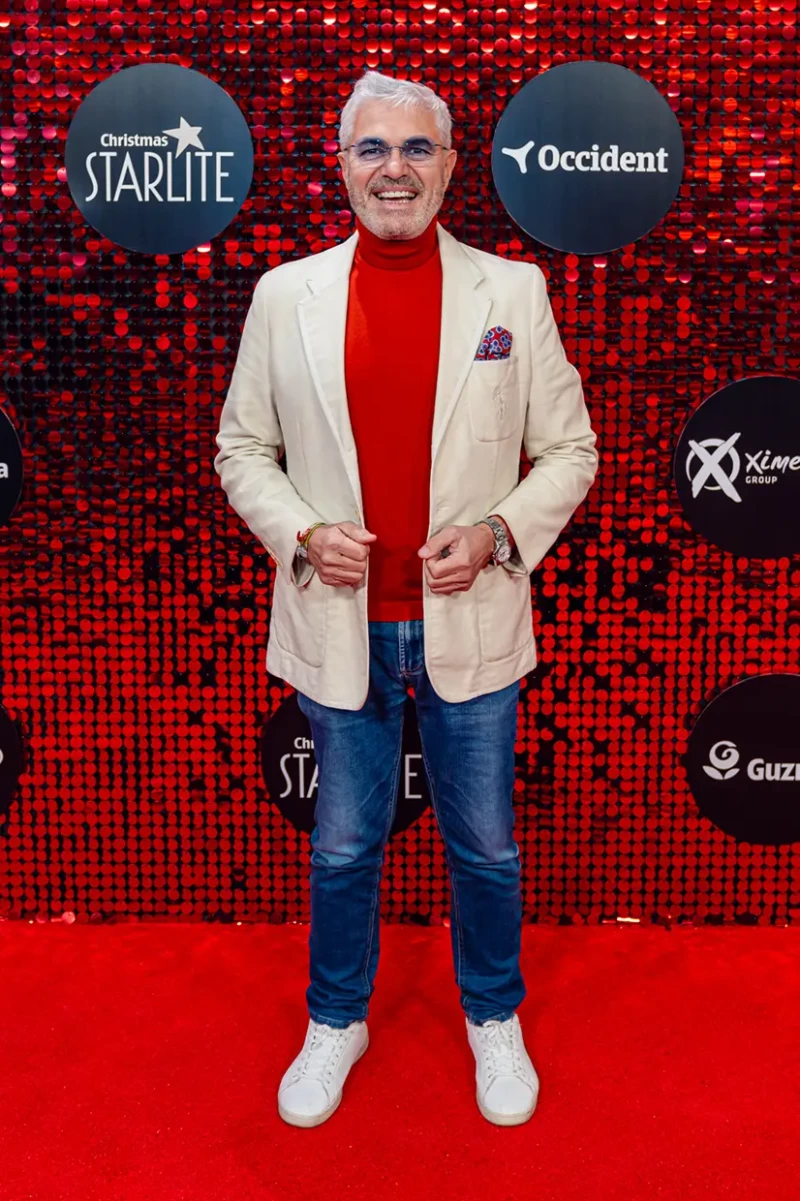 Agustín Bravo en el photocall de Starlite.