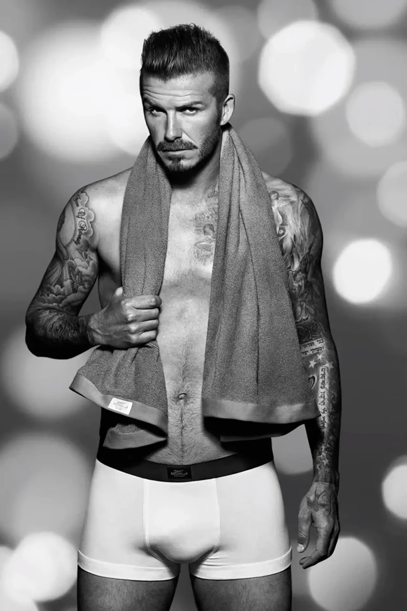 David Beckham posa en calzoncillos