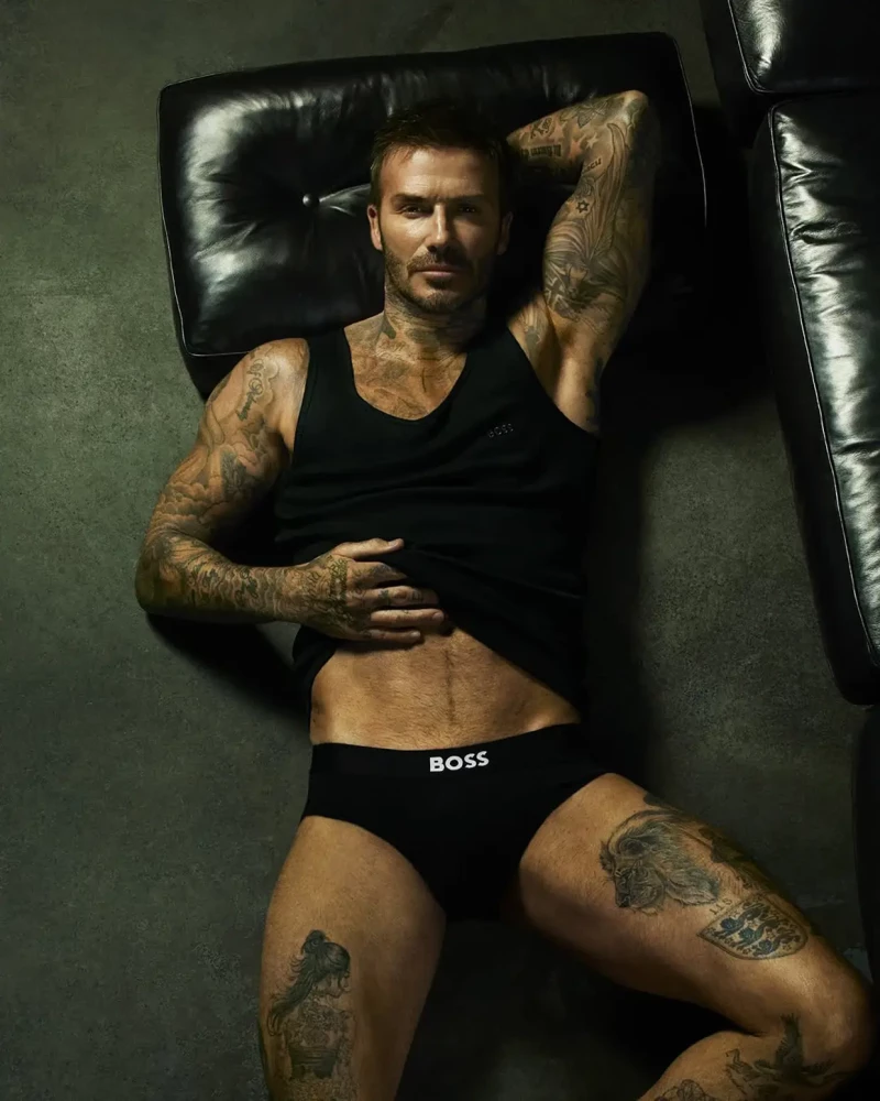 David Beckham posa en calzoncillos