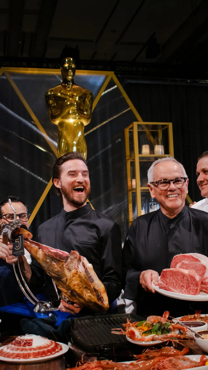 jamón ibérico en los premios oscar 2025.