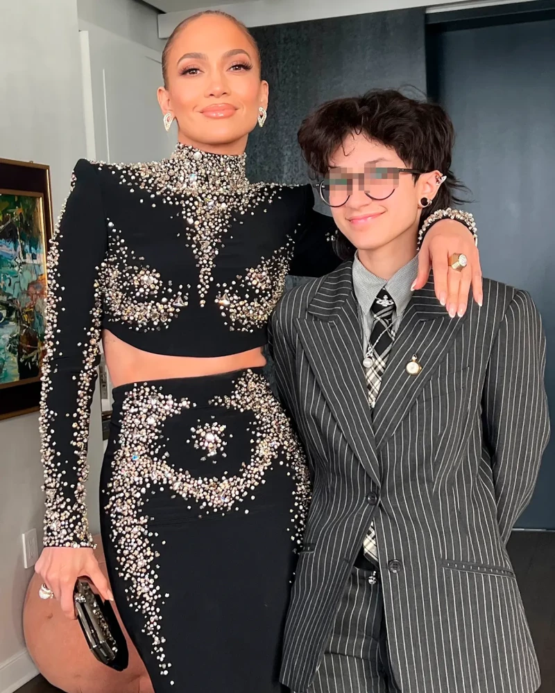 Jennifer López con su hija