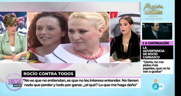 Gloria Camila ha reaccionado a 'Montealto: regreso a la casa' en Ya son las Ocho (Telecinco).