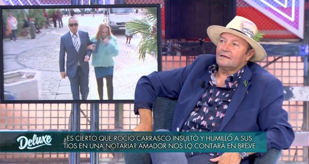 Amador explicó que su sobrina y Fidel le traicionaron al organizar a sus espaldas el último espectáculo televisivo de su hermana.