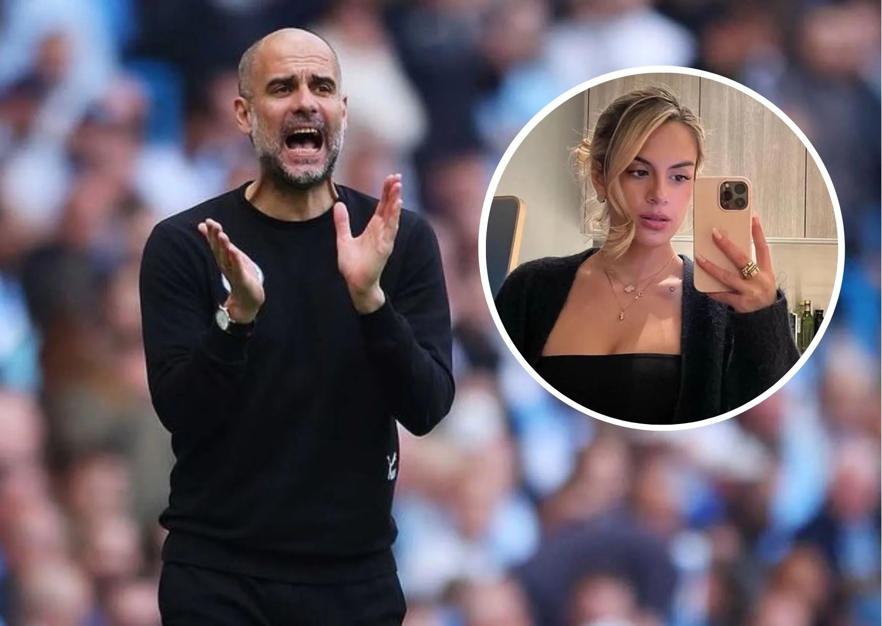 María es la hija mayor de Pep Guardiola.