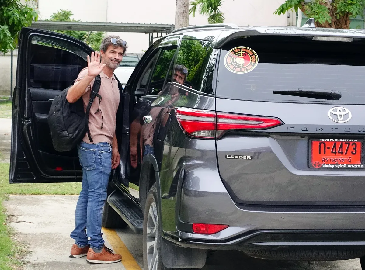 Rodolfo Sancho, en su 1º visita a Tailandia.