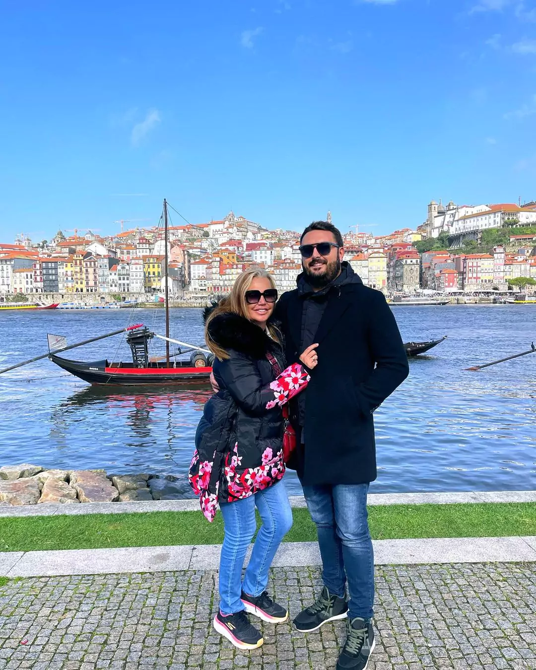 Belén Esteban y Miguel Marcos durante su escapada a Oporto (Instagram: @belenestebanmenendez)