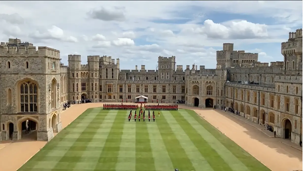 El castillo de Windsor.