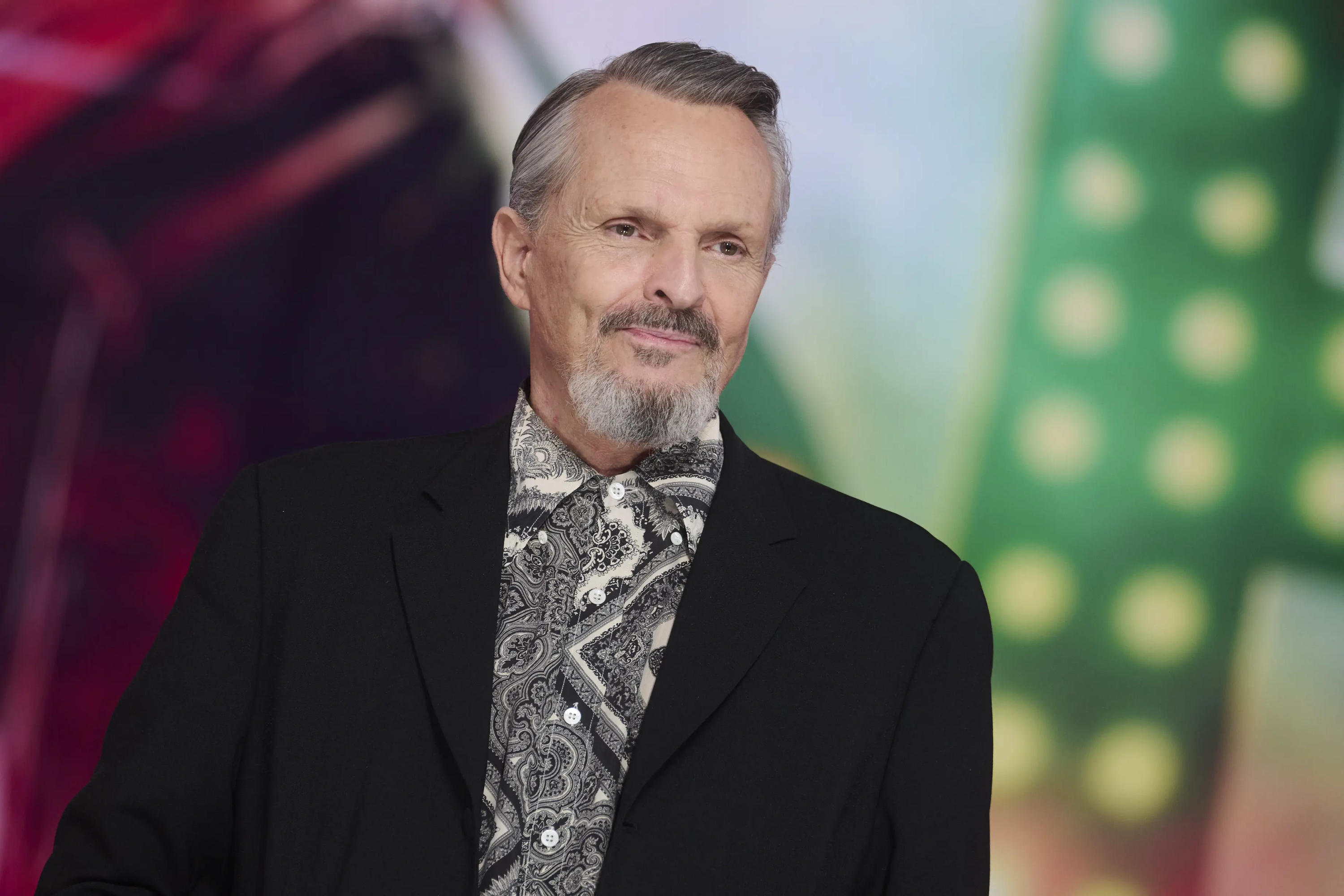 Miguel Bosé en la presentación de su serie, 'Bosé'