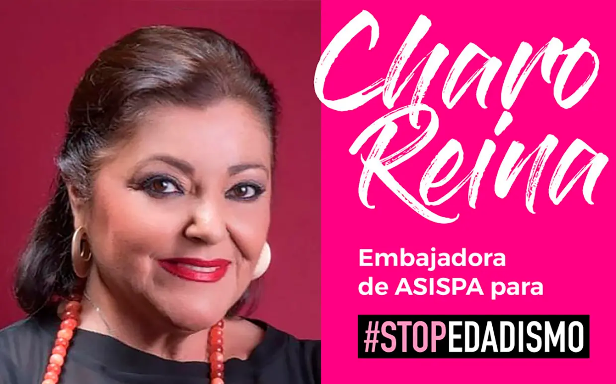 Charo Reina en la promo de #StopEdadismo.