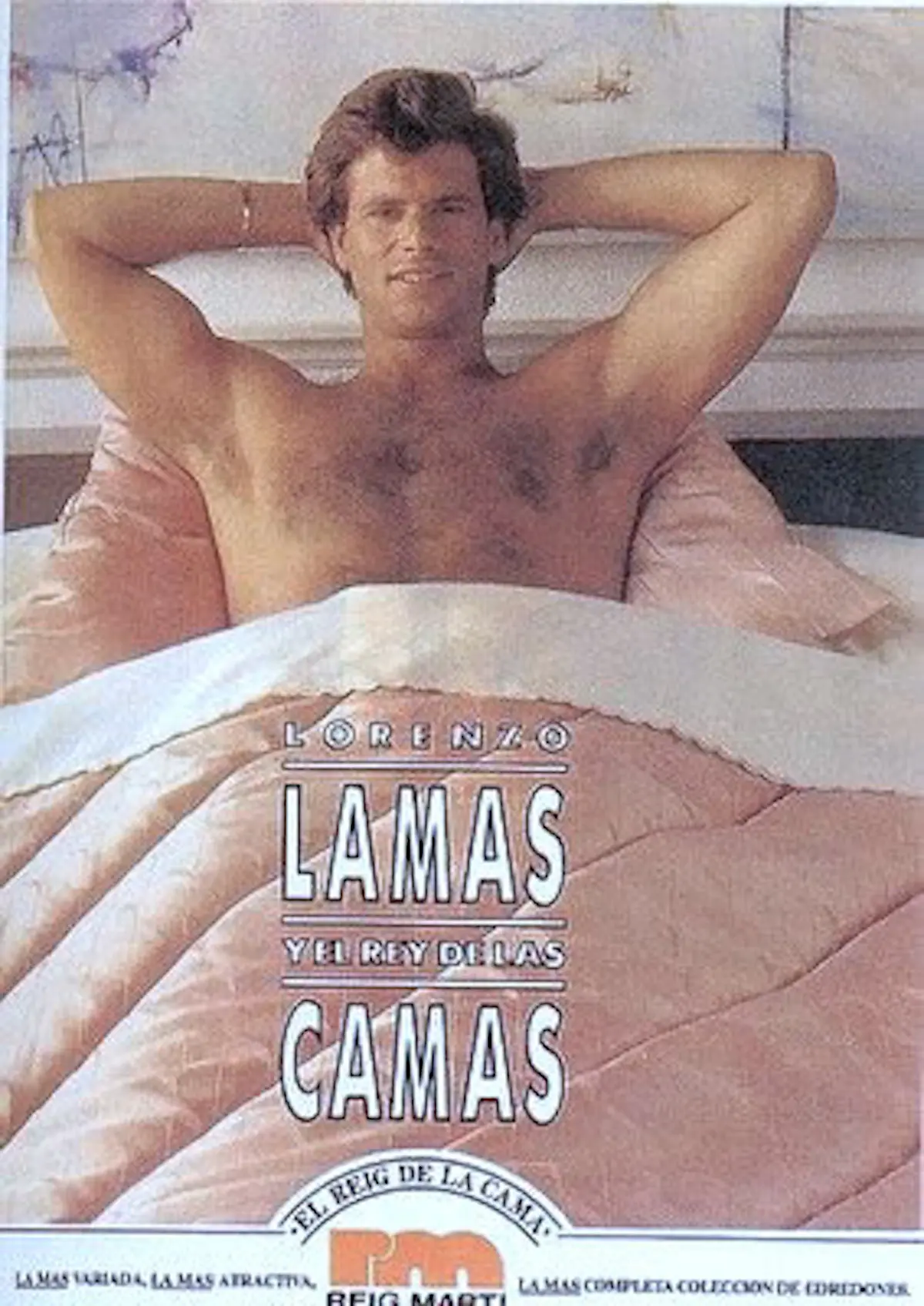 Lorenzo Lamas rey de las camas antes