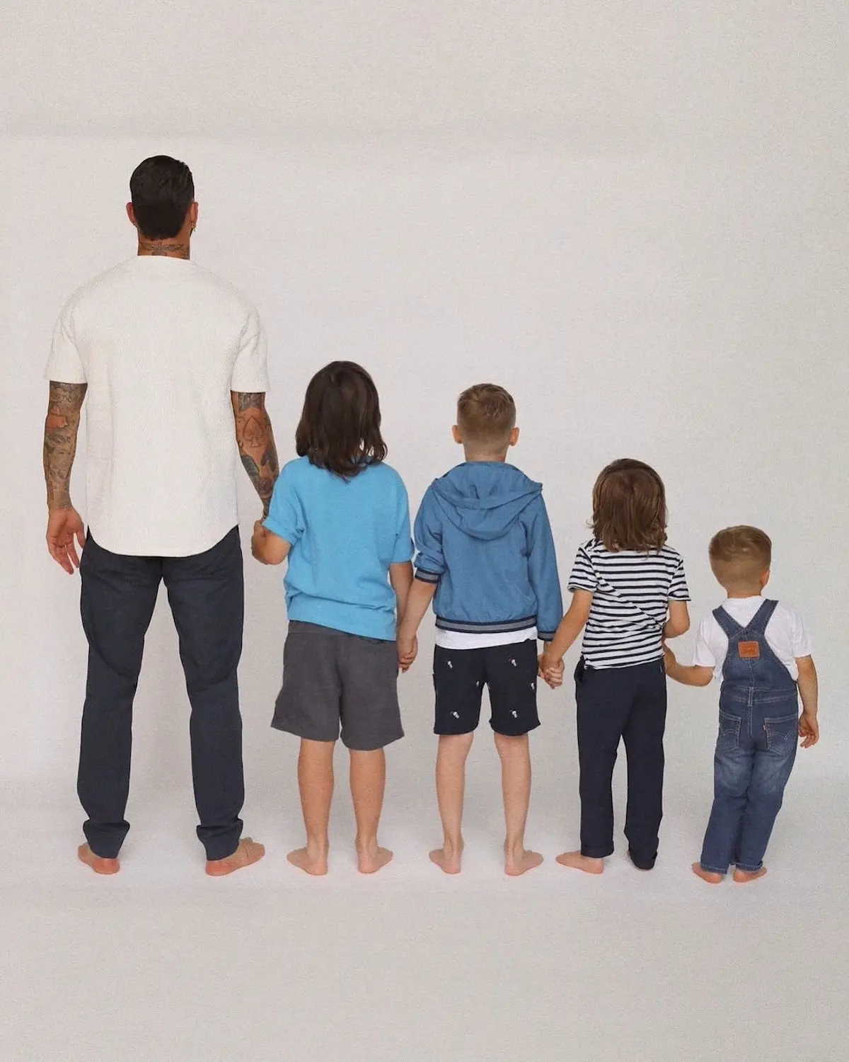 Sergio Ramos y sus hijos