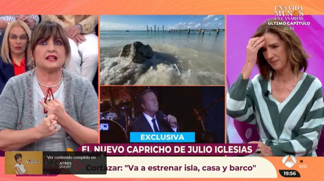 En 'Y ahora, Sonsoles' hablan de Julio Iglesias.