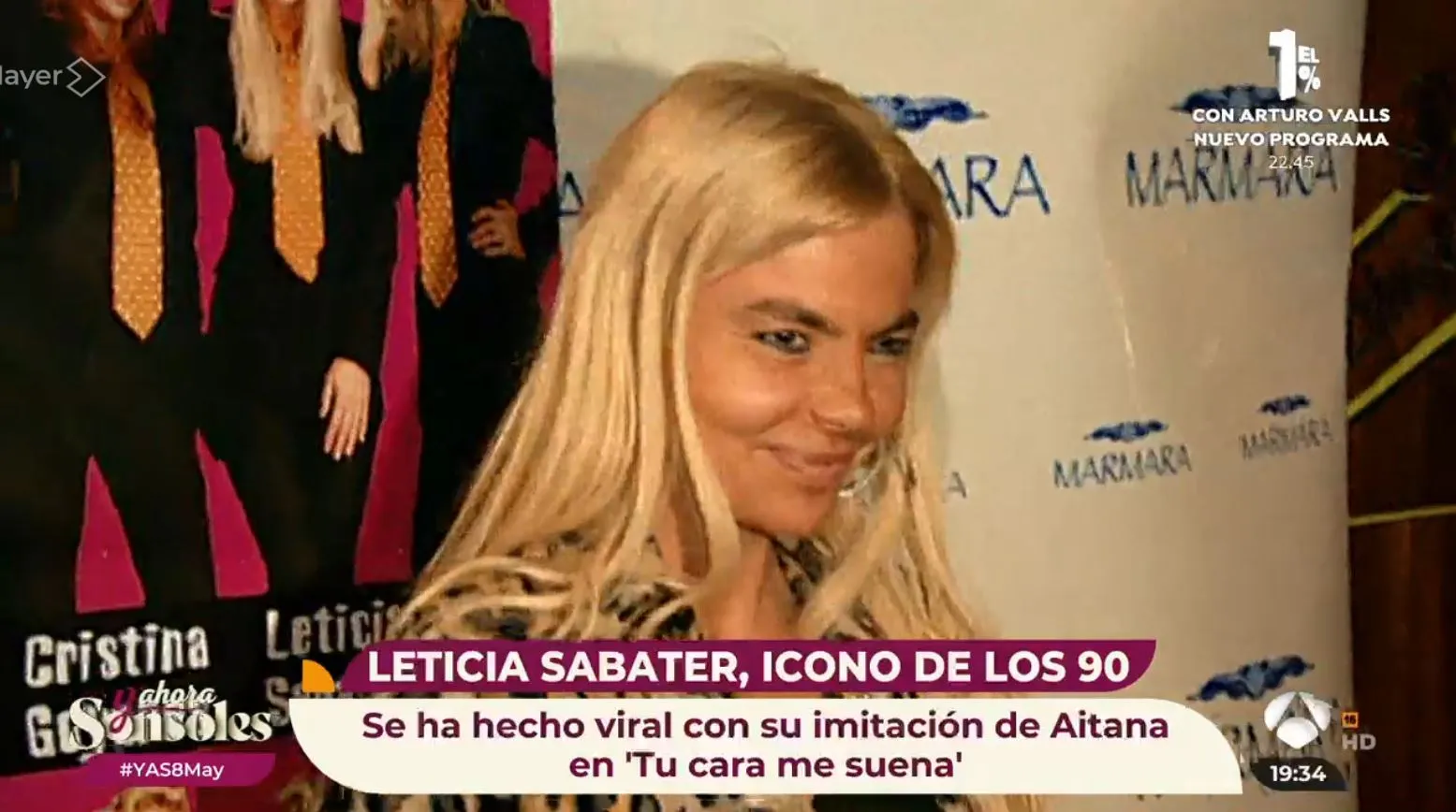 Leticia Sabater en 'Y ahora, Sonsoles'.