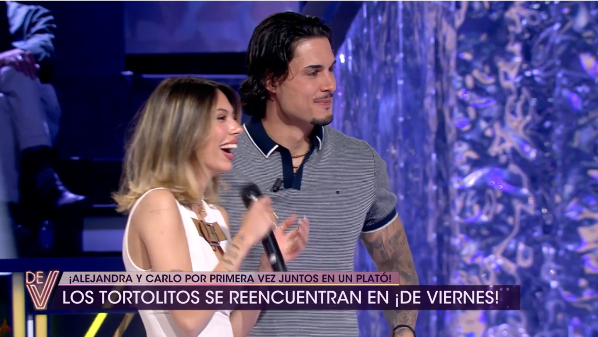 Alejandra Rubio y Carlo Costanzia en 'De Viernes'