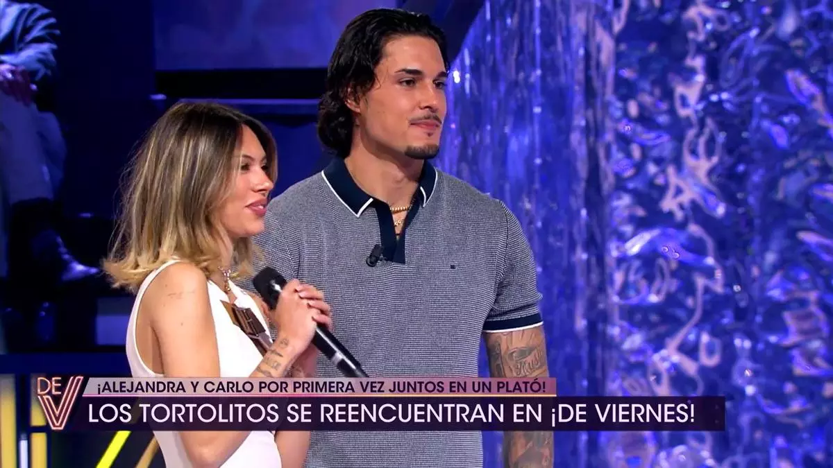 Alejandra Rubio y Carlo Costanzia en 'De Viernes'