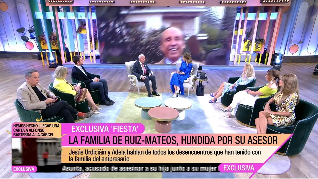 Jesús Urdiciáin habla en 'Fiesta' de Ruiz Mateos.