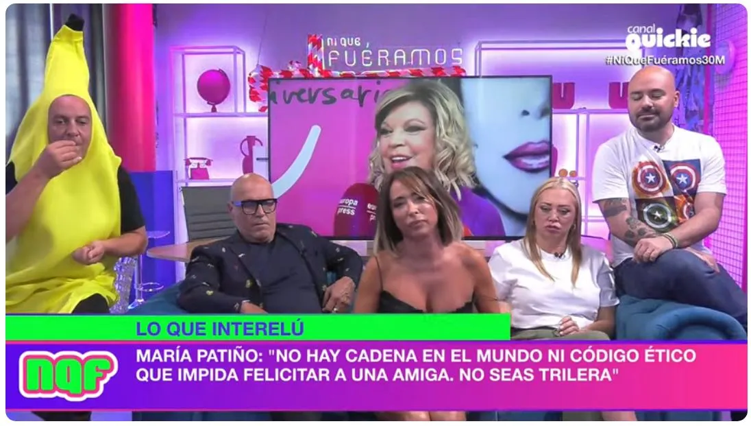 María Patiño defiende a Belén en 'Ni que fuéramos'.