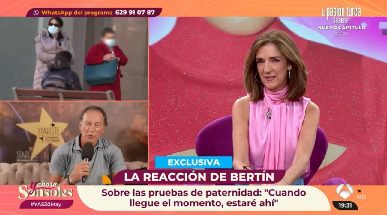 Paloma García Pelayo habla de la paternidad de Bertín Osborne.