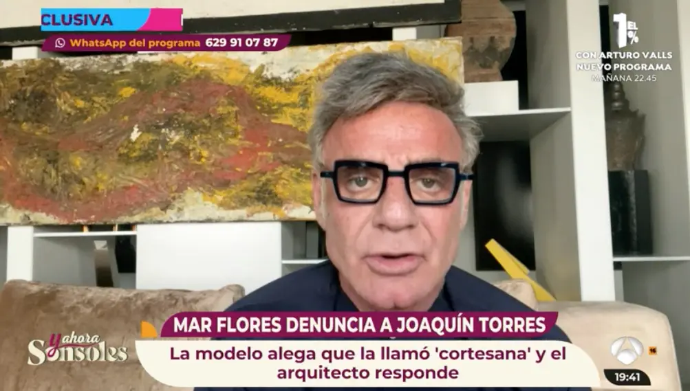 Joaquín Torres ha querido responder en directo tras conocerse el documento de la demanda.