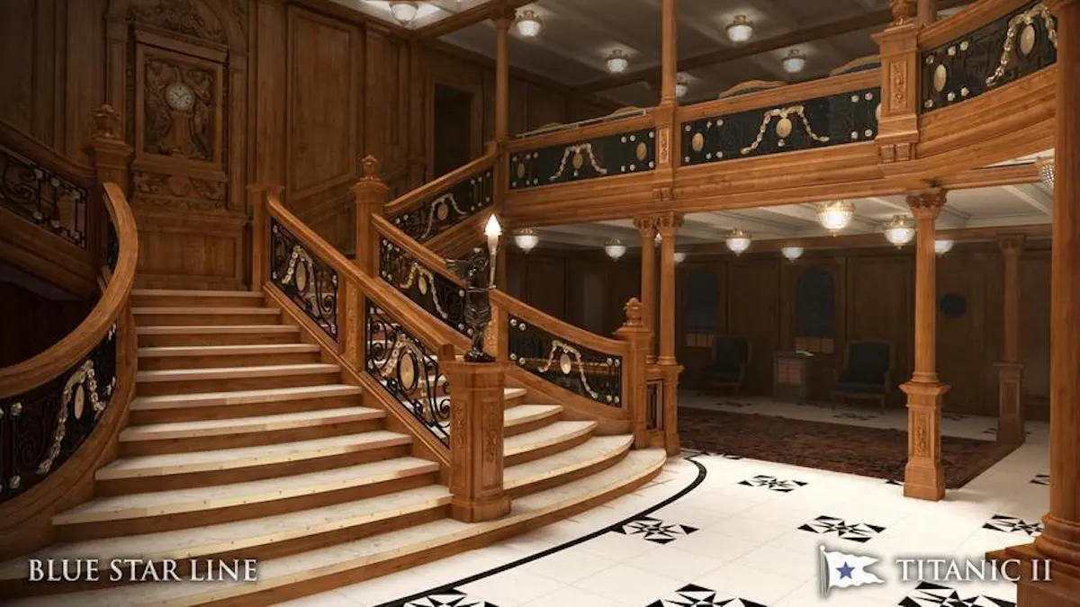 Titanic  La gran escalinata será idéntica a la original Titanic