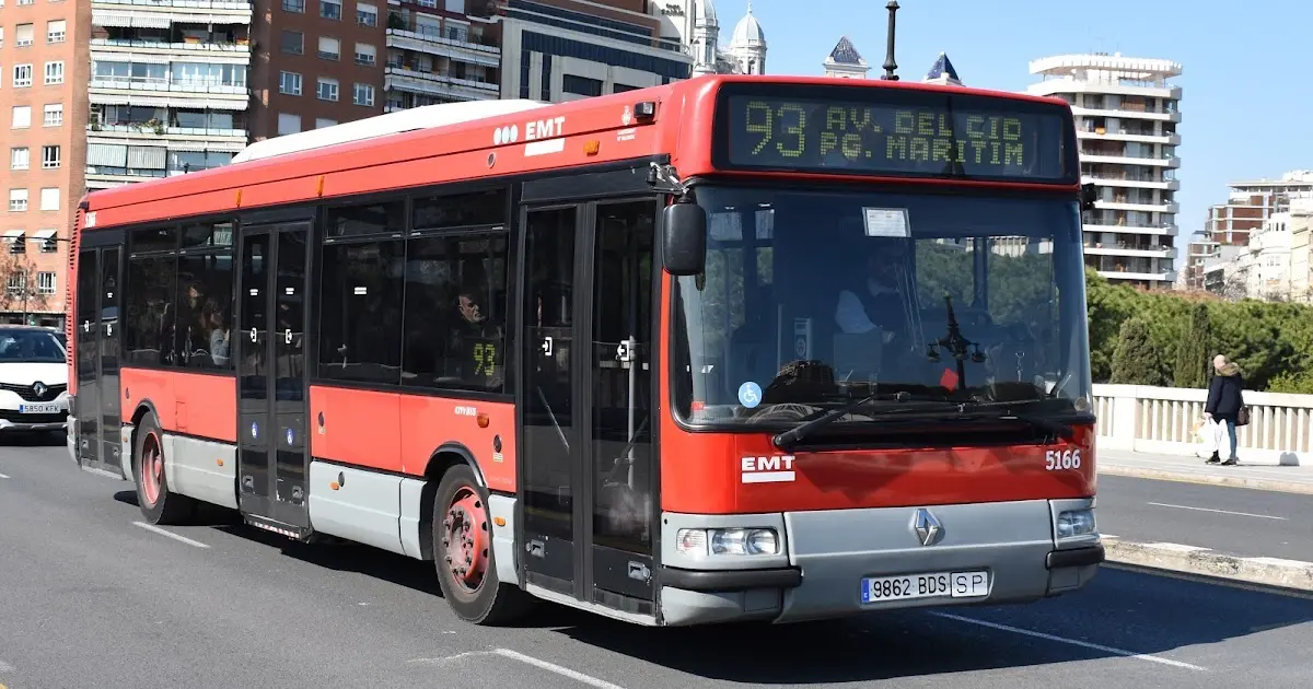 Bus que conducia