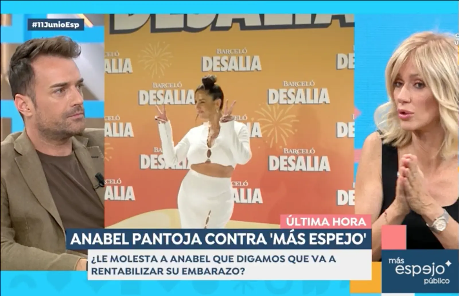 Anabel Pantoja embarazada respuesta Susanna Griso