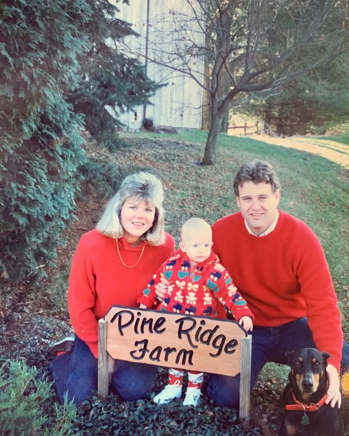 Creció en una granja de árboles de Navidad en Pensilvania.